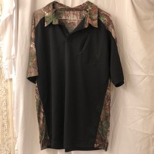 EUC Mens short sleeve shirt size large. Tallwoods